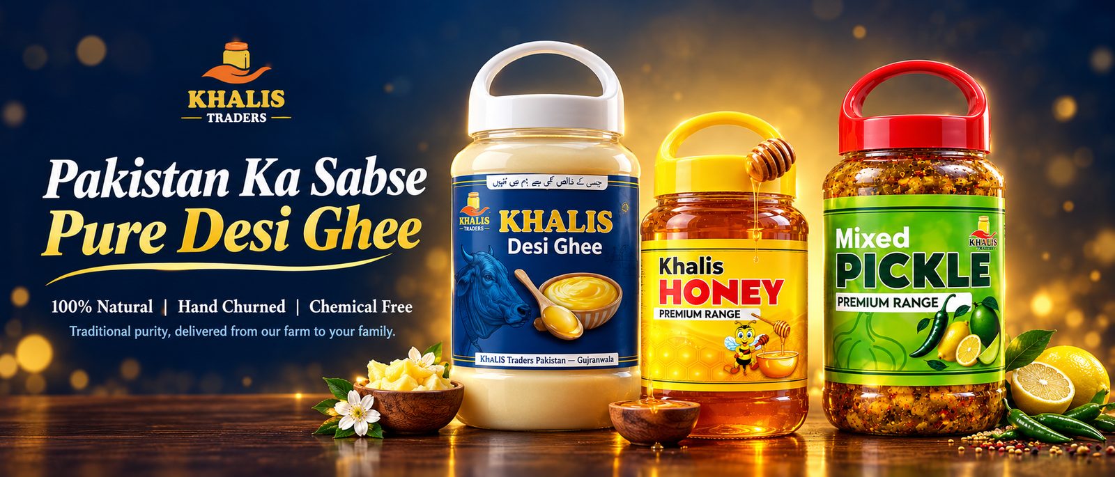 Khalis Traders - Pakistan Ka Sabse Pure Desi Ghee